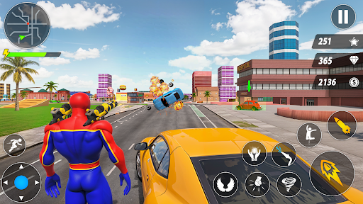 Spider Robot Hero Car Games Bildschirmfoto 4