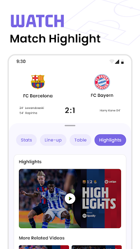 Football Live Scores: SnapGoal Bildschirmfoto 3