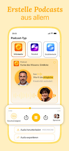 Listen AI: Text zu Sprache Bildschirmfoto 6