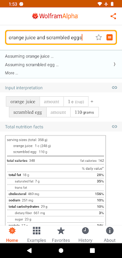 WolframAlpha Classic Bildschirmfoto 13