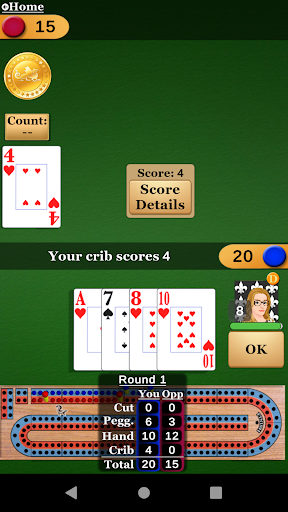 Cribbage Pro Online! Bildschirmfoto 18