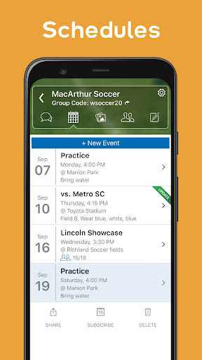 TeamReach - Your Team App Bildschirmfoto 1