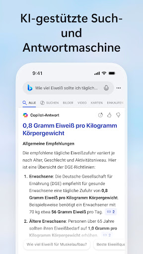 Microsoft Bing Suche Bildschirmfoto 5