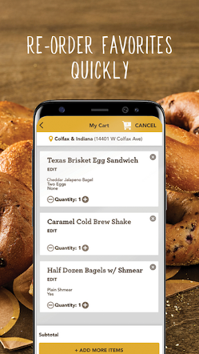 Einstein Bros Bagels Bildschirmfoto 1