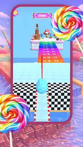 Candy Race Launcher Bildschirmfoto 1