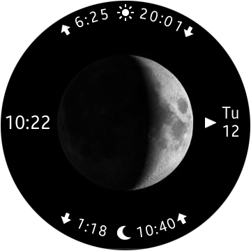 Moon Calendar Watch Bildschirmfoto 5