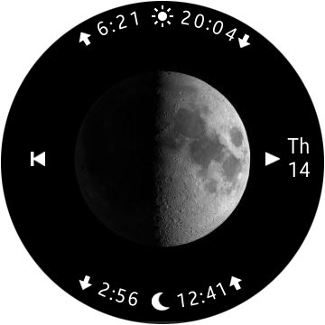 Moon Calendar Watch Bildschirmfoto 6