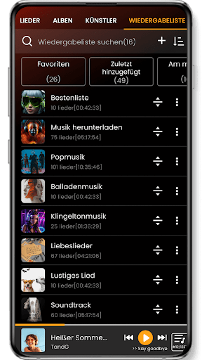 Musikspieler Bildschirmfoto 15