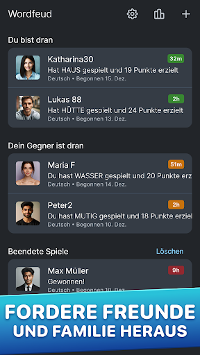 Wordfeud Premium Bildschirmfoto 3