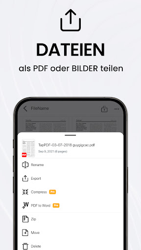 Scan zu PDF App - TapScanner Bildschirmfoto 1
