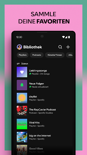 Spotify: Musik und Podcasts Bildschirmfoto 29