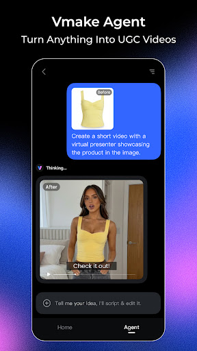 Vmake Labs: UGC Video Editor Bildschirmfoto 1