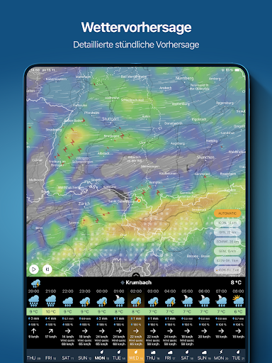Ventusky: Wetterkarte & Radar Bildschirmfoto 13