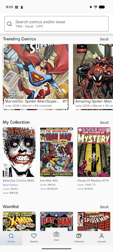 Comics Price Guide Bildschirmfoto 2