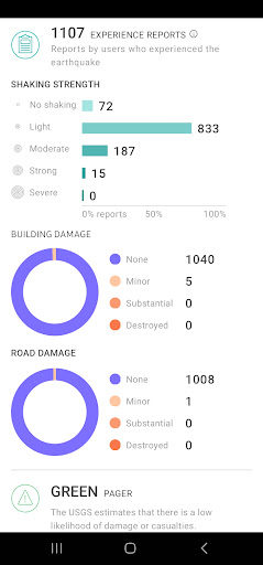 MyShake Earthquake Alerts Bildschirmfoto 4