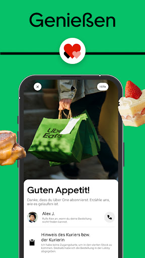 Uber Eats: Essenslieferung Bildschirmfoto 12
