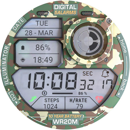 ILLUMINATOR Digital Watch face Bildschirmfoto 37