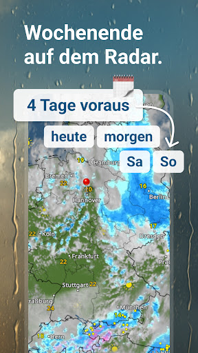 Wetter Online - RegenRadar Bildschirmfoto 2