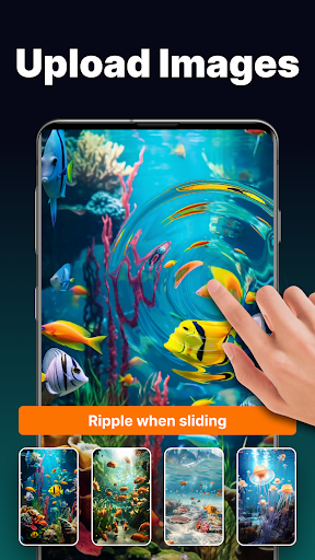 Wellen&3D Live-Hintergrundbild Bildschirmfoto 1
