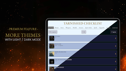 Tarnished Checklist Premium Bildschirmfoto 12