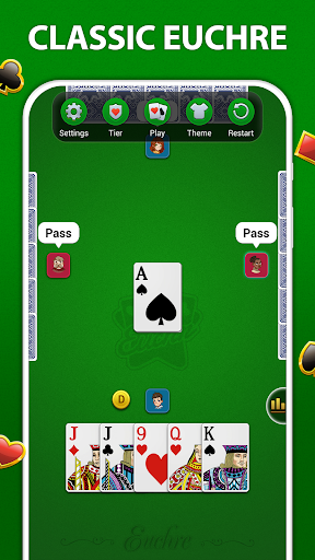 Euchre - Card Game Offline Bildschirmfoto 11
