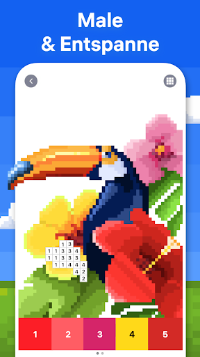 Pixel Art - Malen nach Zahlen Bildschirmfoto 1