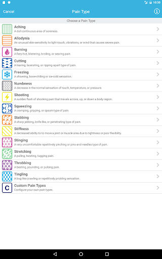 Pain Tracker & Diary Bildschirmfoto 6