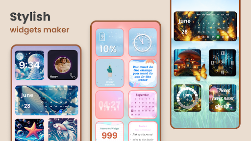 Widget 2026 - Esthetic Widgets Bildschirmfoto 23