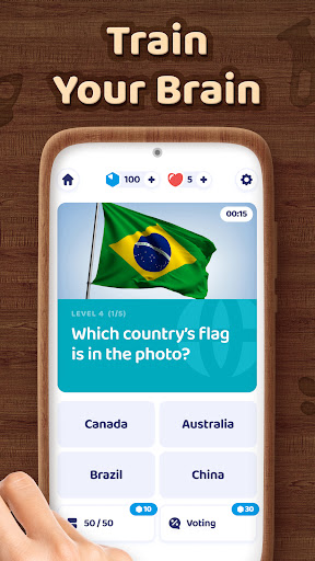 Brain Blitz Trivia－Quiz Test Bildschirmfoto 2
