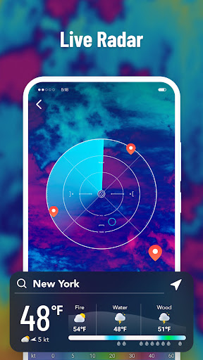 Know Weather: Live Radar Bildschirmfoto 1