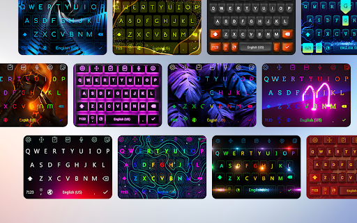 LED Tastatur RGB Themes Fonts Bildschirmfoto 8