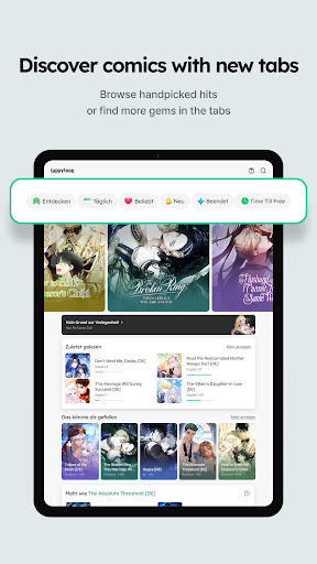 Tappytoon Comics & Webtoons Bildschirmfoto 16
