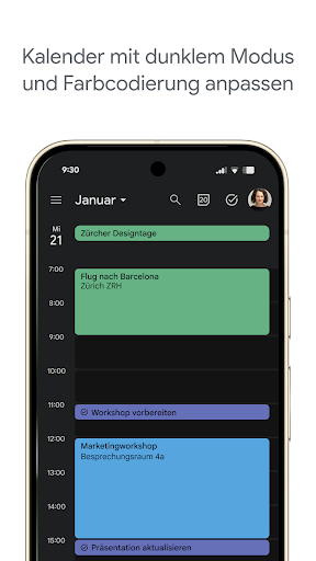 Google Kalender Bildschirmfoto 10