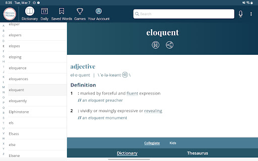Dictionary - Merriam-Webster Bildschirmfoto 17