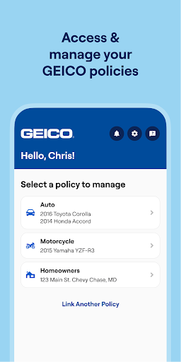 GEICO Mobile - Car Insurance Bildschirmfoto 3