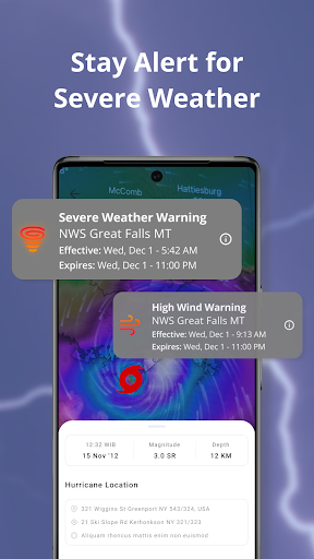Weather Now Launcher - Radar Bildschirmfoto 5