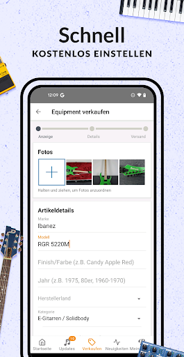 Reverb.com - Musikinstrumente Bildschirmfoto 2