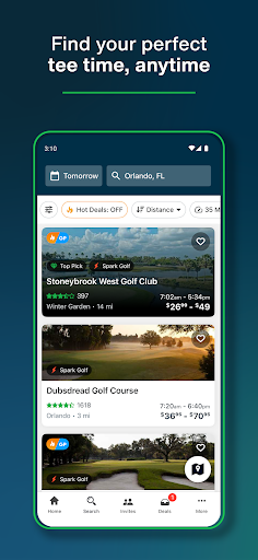 GolfNow: Golf Tee Times Bildschirmfoto 3
