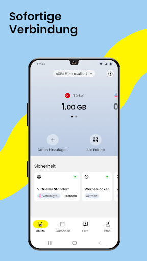 Saily eSIM: Daten für Reisen Bildschirmfoto 1