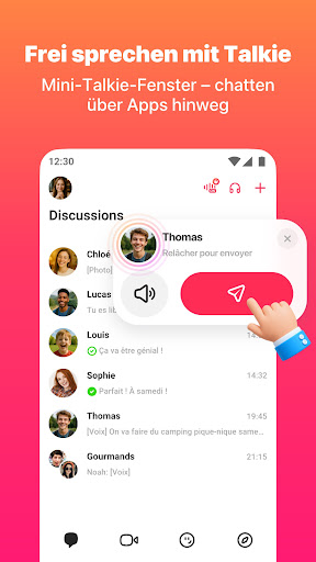 JusTalk - Video-Chat & Anrufe Bildschirmfoto 17
