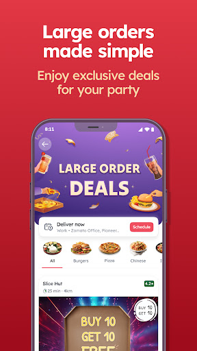 Zomato: Food Delivery & Dining Bildschirmfoto 5