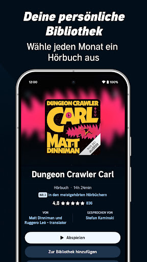 Audible - Hörbücher & Podcasts Bildschirmfoto 18