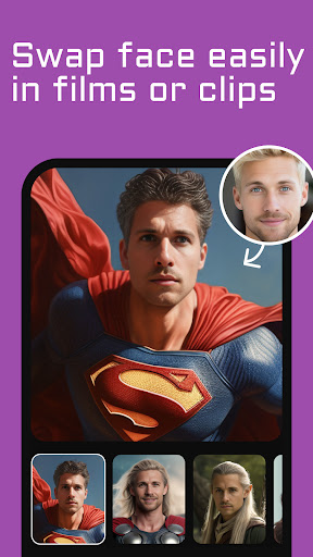 AI Face Swap Video APP-SwapMe Bildschirmfoto 1