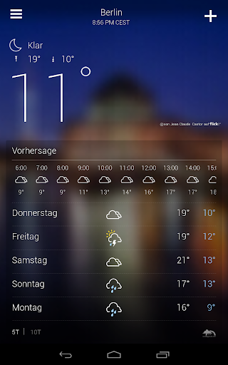 Yahoo Wetter Bildschirmfoto 23