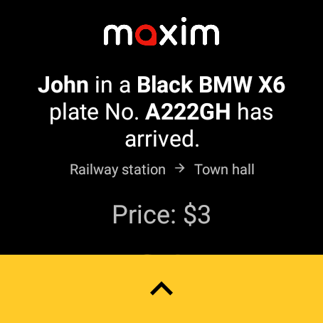 maxim — order a taxi & food Bildschirmfoto 3