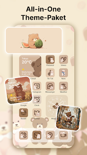 Themes: App Symbole, Widget Bildschirmfoto 4