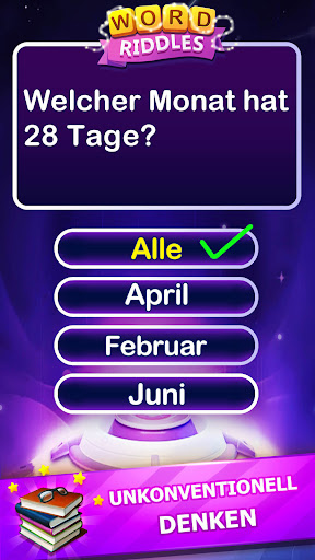 Word Riddles - Wortspiele Gehi Bildschirmfoto 6