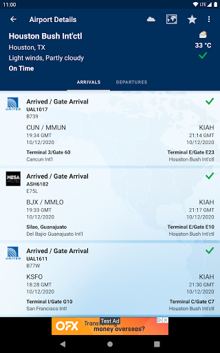 FlightAware Flug-Tracker Bildschirmfoto 15