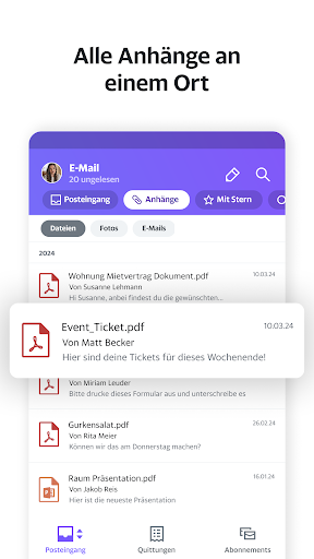 Yahoo Mail – Alles im Blick Bildschirmfoto 2