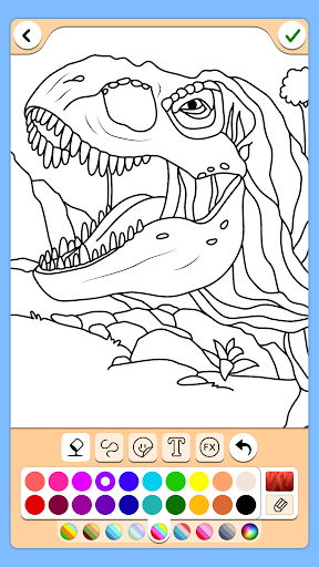 Dinosaurier malen für Kinder Bildschirmfoto 6